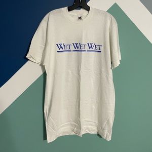 Rare Vintage Wet Wet Wet Deadstock Band Tee